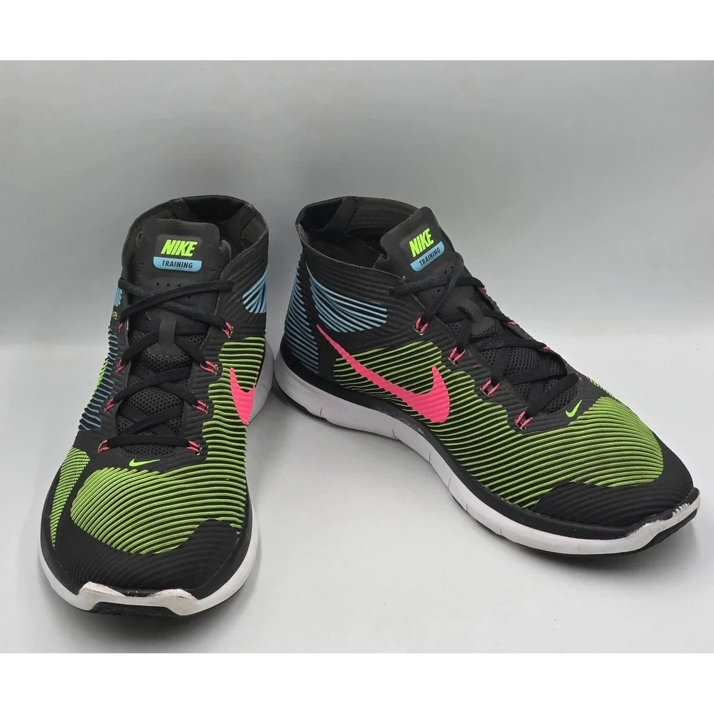 Nike Free Train Instinct 833274-034 Black Electric Green Men's Size 10.5
